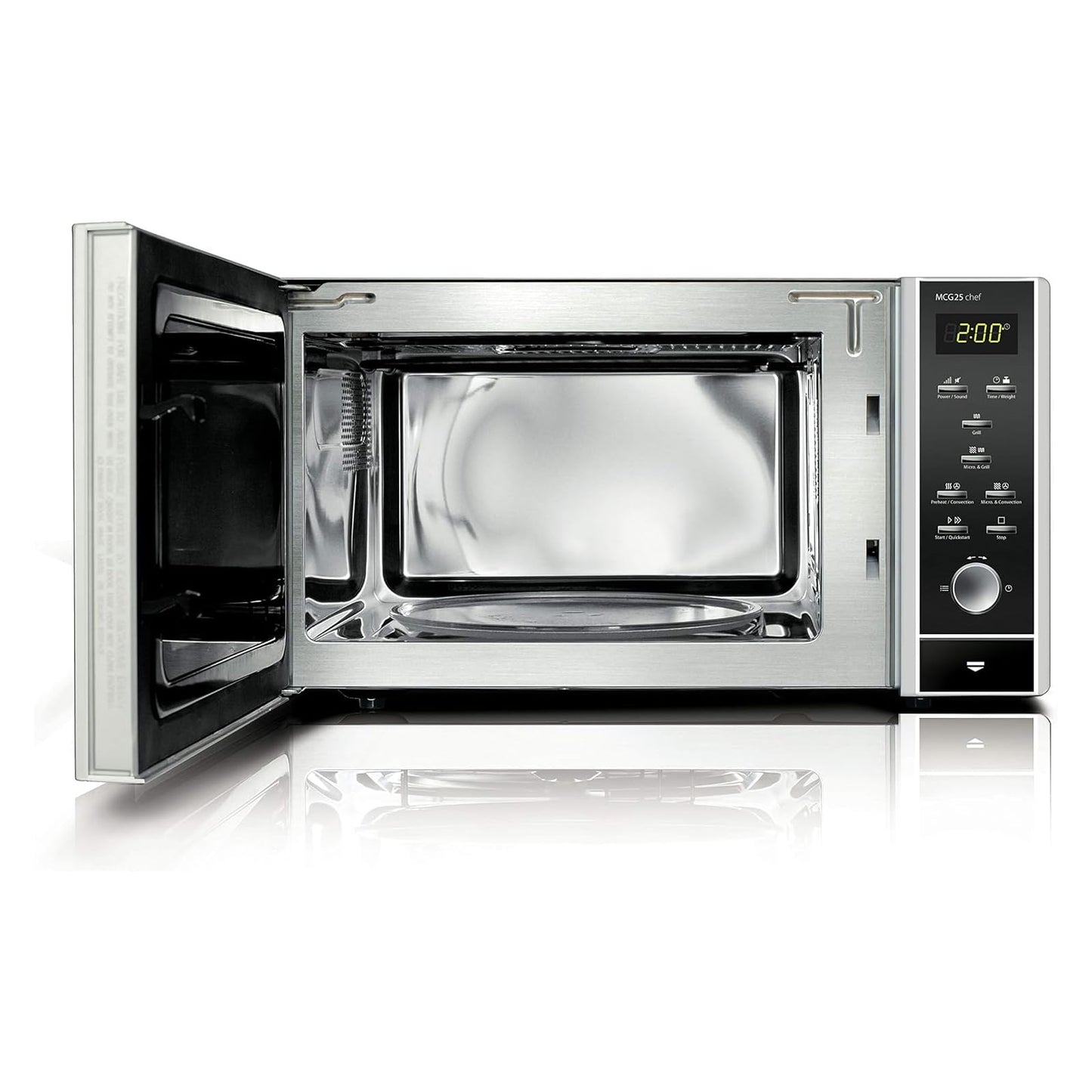 Caso MCG30 Ceramic Chef 3-in-1 Microwave, Silver