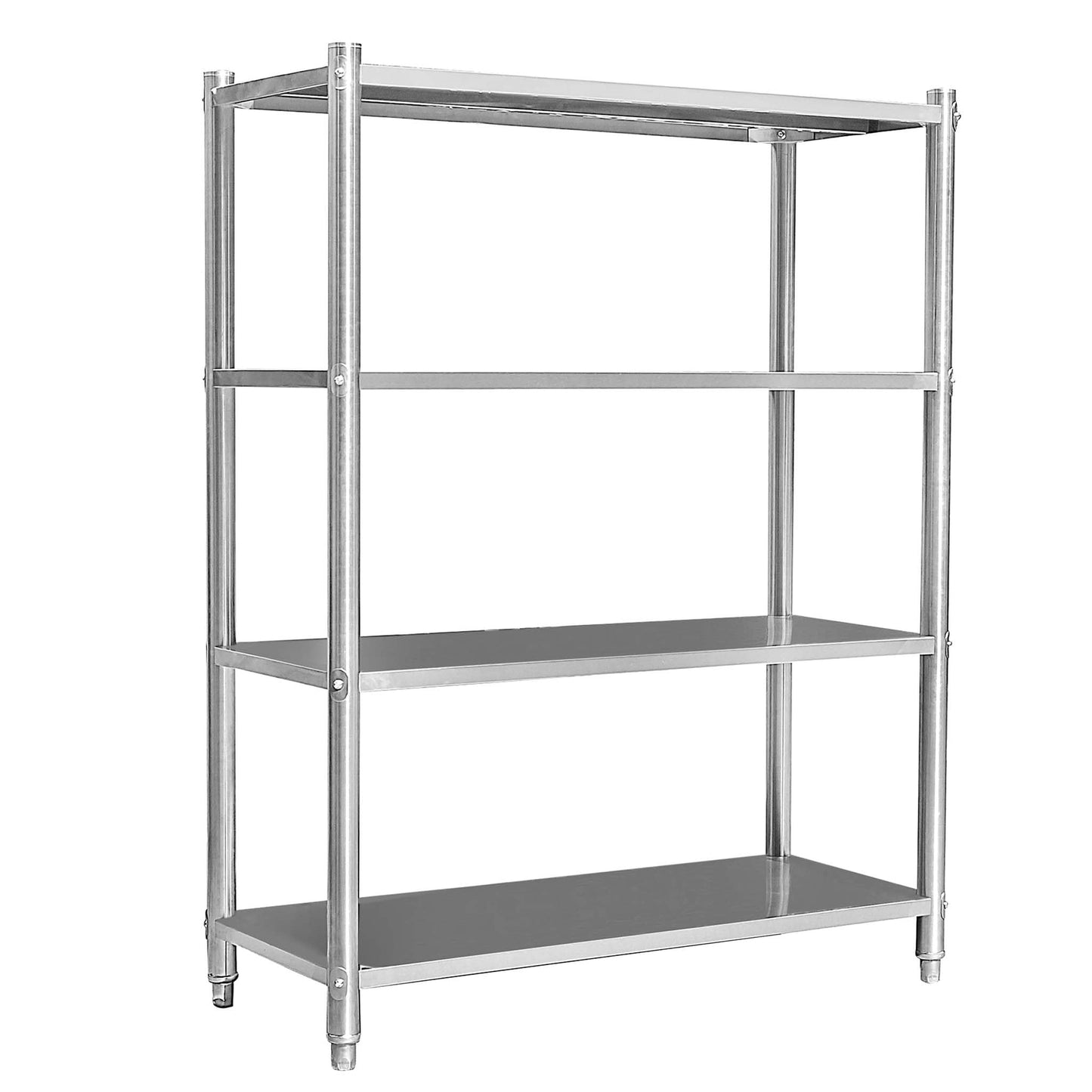 Wiltec Heavy Duty Shelving Unit 160 x 60 x 180 cm, 175 kg Shelf, Galvanised Steel, Load Shelving Unit with 4 Shelves, Workshop Shelving