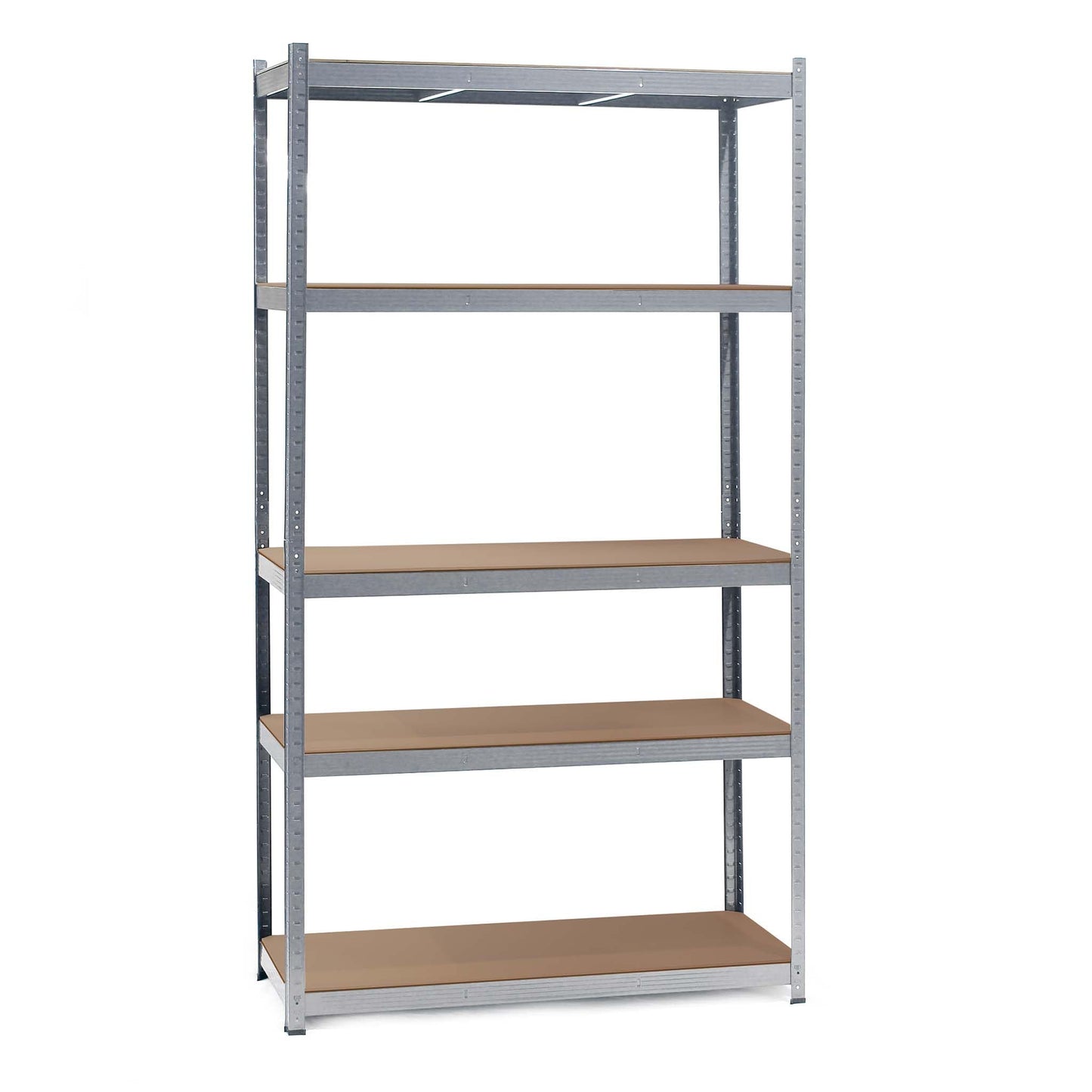 Wiltec Heavy Duty Shelving Unit 160 x 60 x 180 cm, 175 kg Shelf, Galvanised Steel, Load Shelving Unit with 4 Shelves, Workshop Shelving