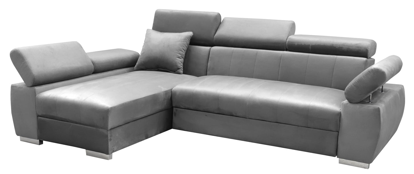 MEBLE-LUX - Ecksofa mit Schlaffunktion