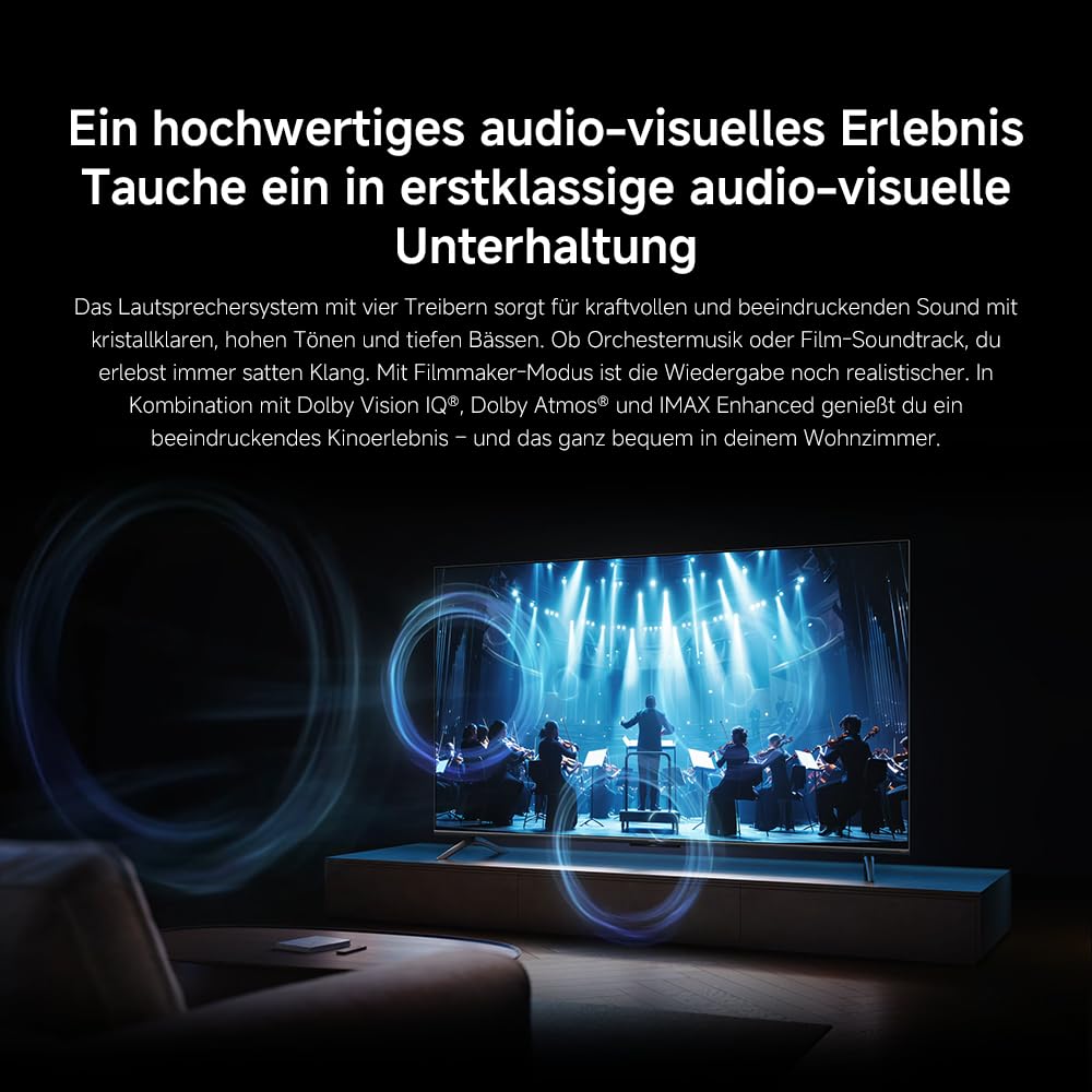 XIAOMI TV S Mini 55 2025, MiniLED, QLED, 55 Inch, Local Dimming, 1200nit