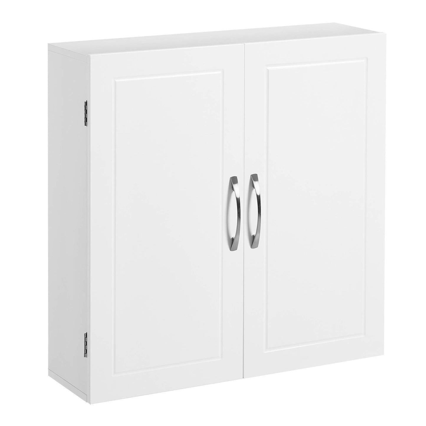 VASAGLE BBC320P36 Wall Mounted Bathroom Cabinet 18 x 60 x 60 cm Wall Cabinet with Adjustable Shelves Dove Grey