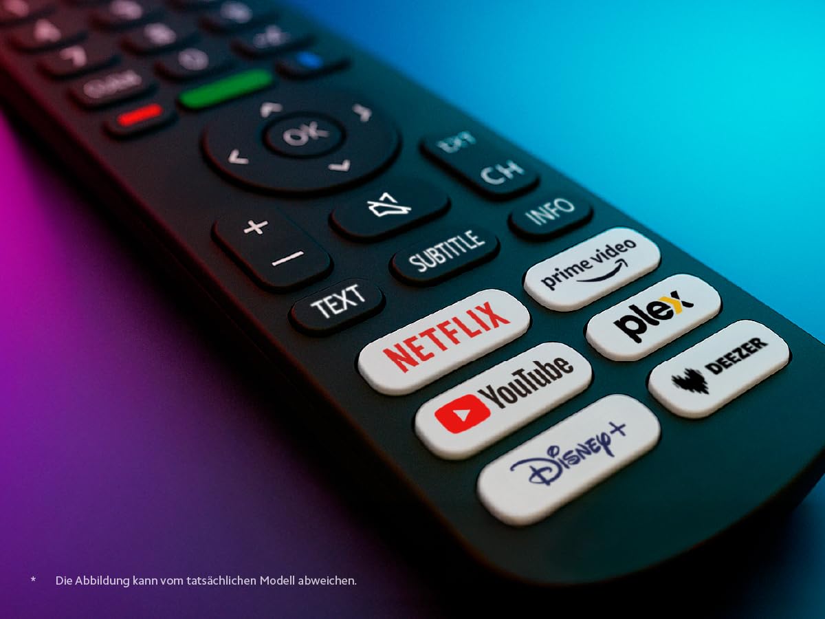 DYON Movie Smart 43 VX TV, 43 inches (108 cm), Full HD Smart TV, HD Triple Tuner (DVB-C/-S2/-T2), App Store, Prime Video, Netflix, YouTube, DAZN, Disney+ (Model 2023)