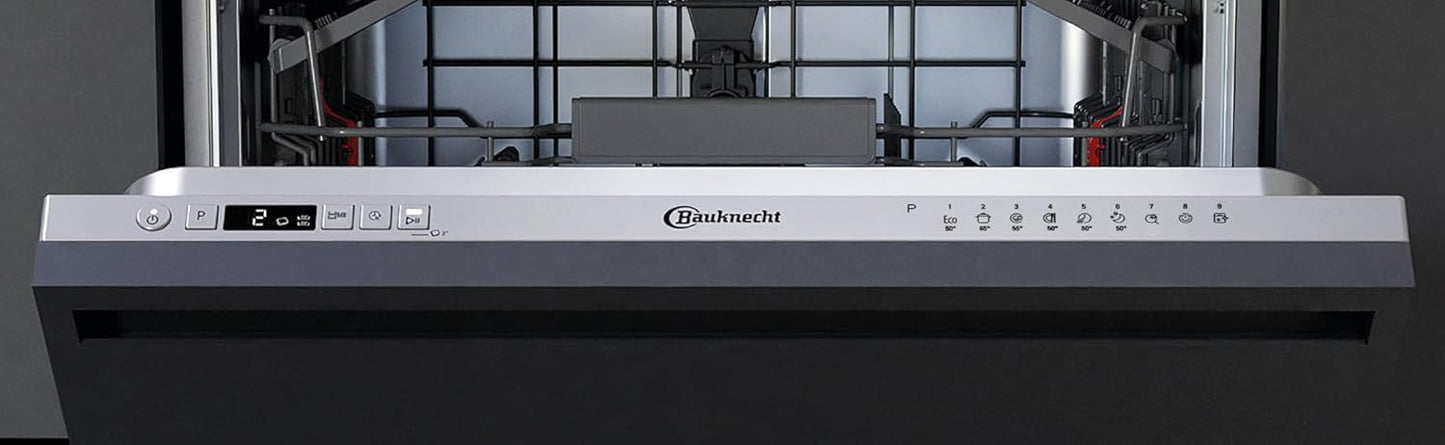 Bauknecht B2I HD524 AS Fully Integrated Dishwasher / 60 cm / Hygiene Program / Full Water Protection / Delay Start / Self-Cleaning Program Made of Stainless Steel