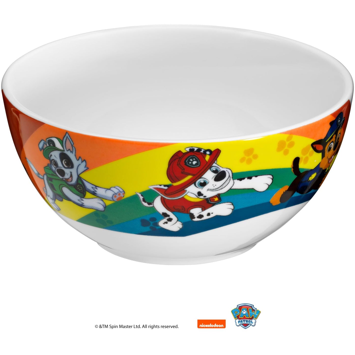 WMF Paw Patrol Children's Crockery Set 6 Pieces Children's Crockery with Children's Cutlery Stainless Steel from 3 Years Polished Cromargan Dishwasher Safe