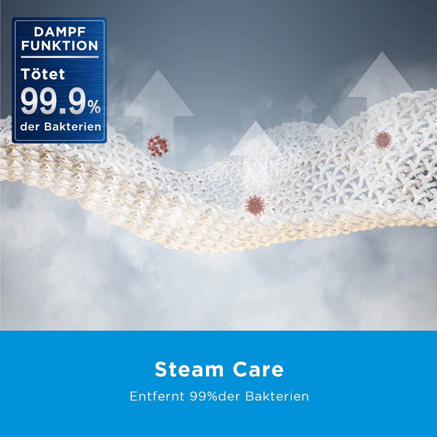 Midea MF200W80WB-14AS Washing Machine, 8 kg, Energy Efficiency Class A, Automatic Volume, Steam Care, Refill Function, 1400 rpm, Time Saving, Turbo, Only 48 cm Deep, App Control, AquaStop, White