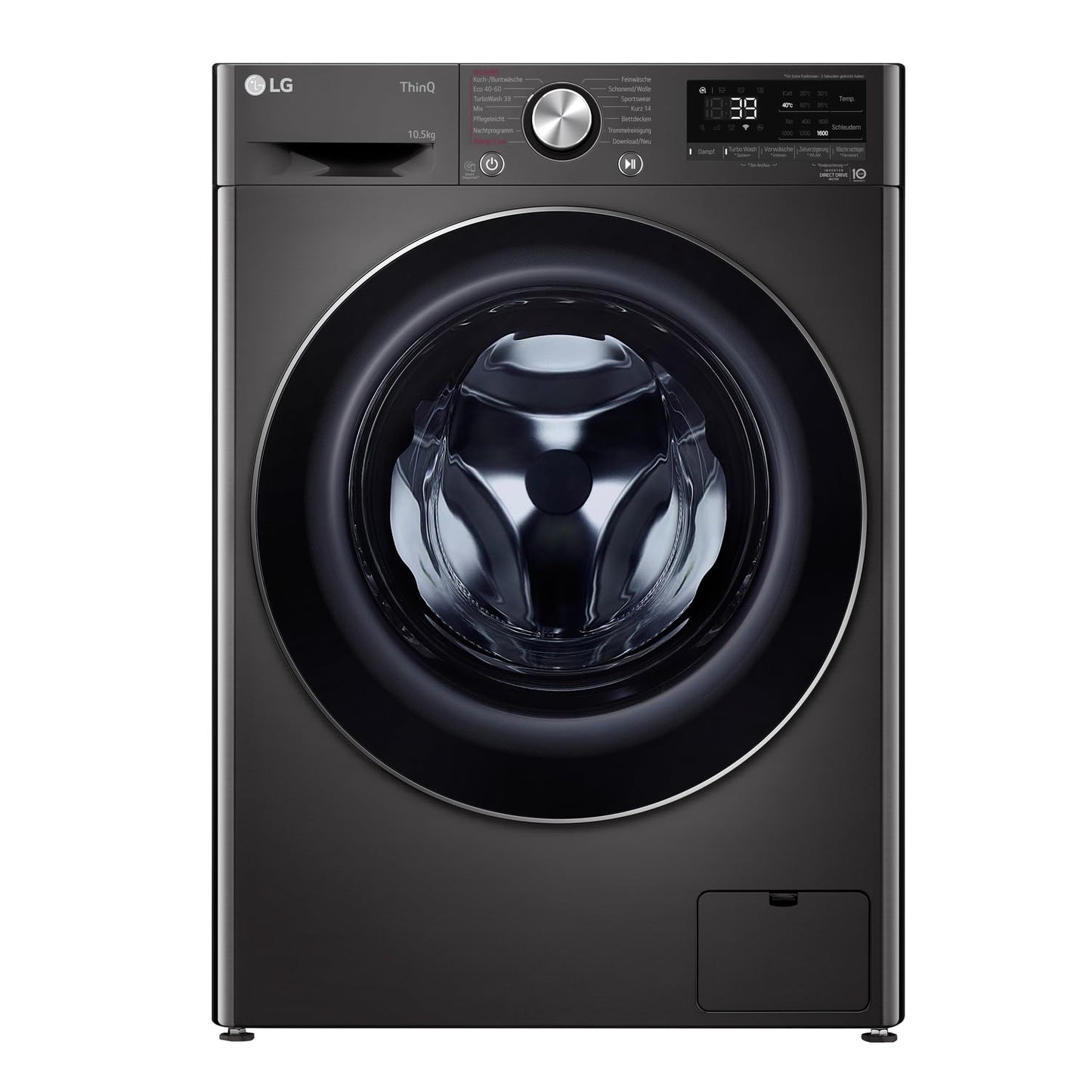 LG Electronics F4WR709YB Washing Machine | 9 kg | Energy A | Steam | Black