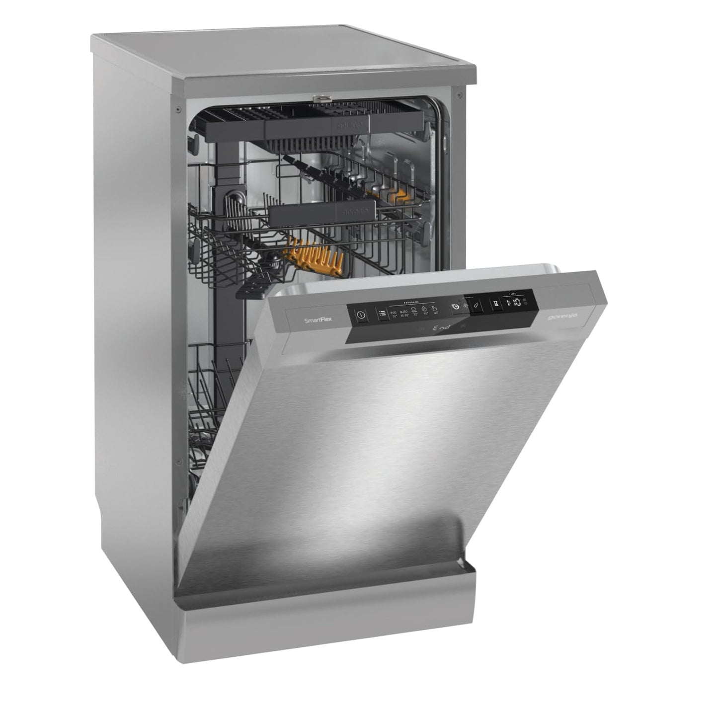 Gorenje GS643C90W Dishwasher/Freestanding/60 Width/16 Place Settings/6 Programmes/TotalDry/Total AquaStop/MultiClack/FlexUse/Intensive Programme/Crystal Glass/Energy Efficiency: C/Dimensions (H x W x