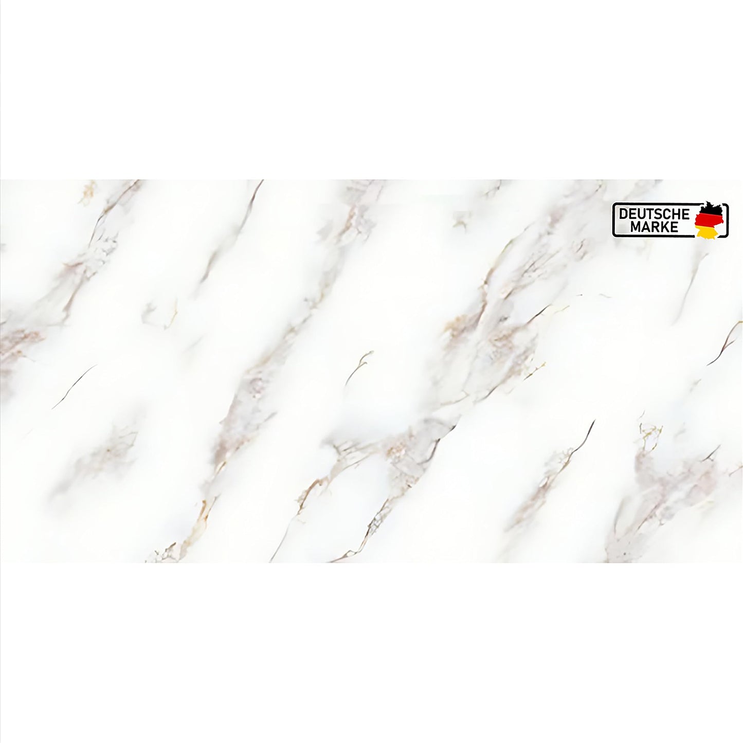 AS Country Stone, Marble Look, Wall Panels, 60 x 120 cm, Polyvinyl Chloride (PVC) Wall Cladding, Made of Plastic, Panels for Kitchen, Bathroom and More, Kitchen Back Wall Panel Light Concrete