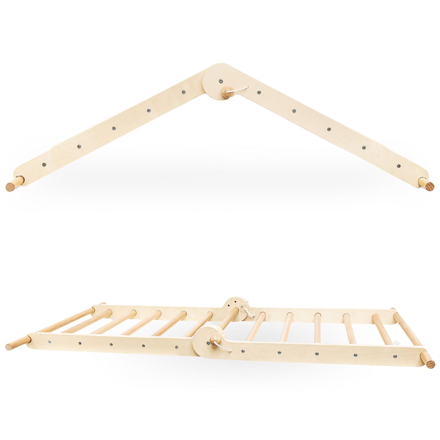 Mamabrum Wooden Pet Playground XL 5-in-1, Slide, Swing, Climbing Wall, Net and Ladder for Active Toddlers, Sturdy, for Active Homepage, Support Baby Development