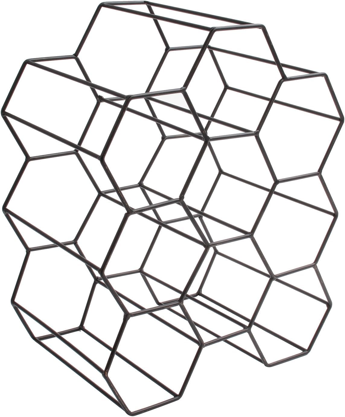 THE HOME DECO FACTORY KA3041 Case, Metal, Talla Nica, Black, One Size