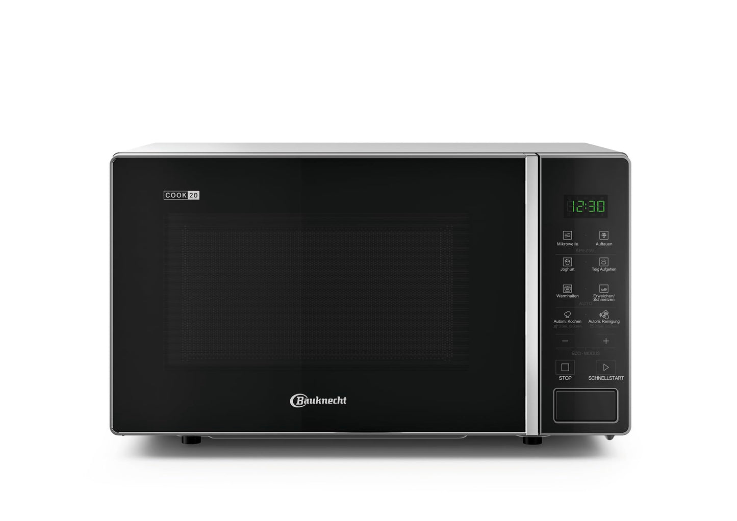 Bauknecht MWK 201 B Microwave / 20 L Cooking Chamber / Automatic Programmes / Melting Function / Combination Grill and Microwave / Quick Start Function (Rapid Start) / Warming Level / Function Let