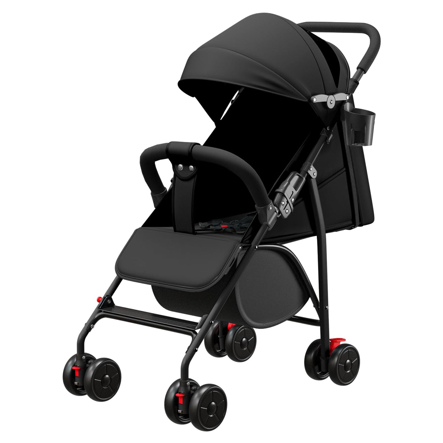 Kindersportwagen,Zusammenklappbarer Kinderwagen,leicht modern klein Buggy mit Liegeposition,Liegefunktion,Ultraleicht (nur 4.5 kg),ideal für Reisen,bis 60 kg (Blau, 45 x 67 x 100cm)