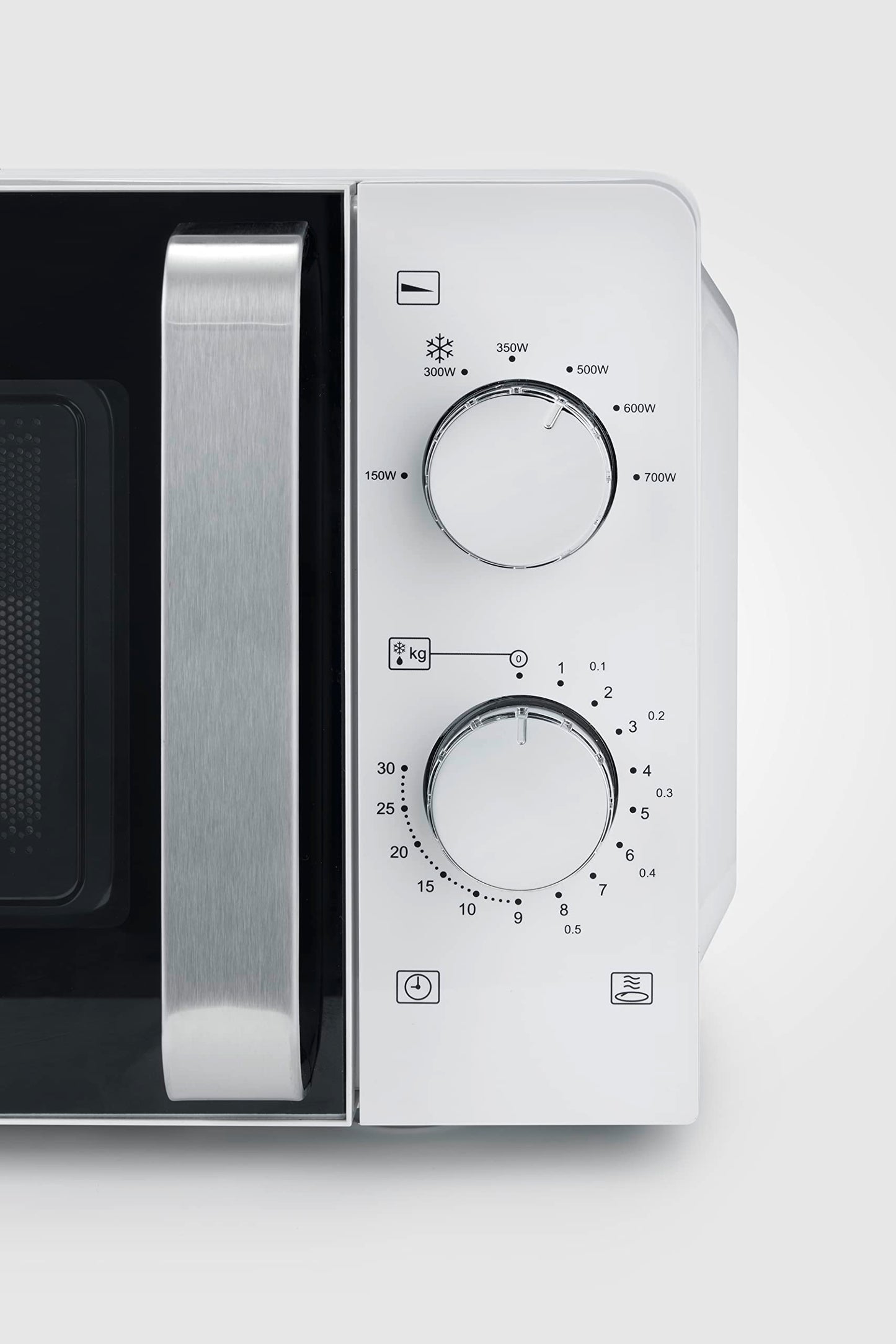 SEVERIN MW 9180 Solo, for Defrosting and Heating, Microwave Device with Turntable and 6 Power Levels, Design - Black Complete, 700 W, 19 L Capacity