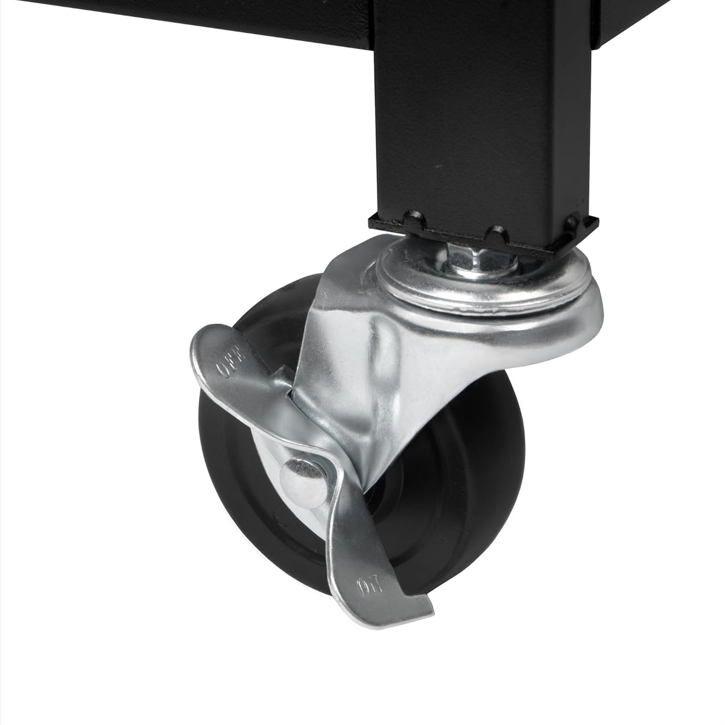 BBQ-Toro Barbecue Trolley, 100 x 73 x 91 cm, Black, Grill Table with Large Work Surface, Grill Side Table with Wheels, Outdoor Grill Trolley, Barbecue Table, Outdoor, Serving Trolley with Storage