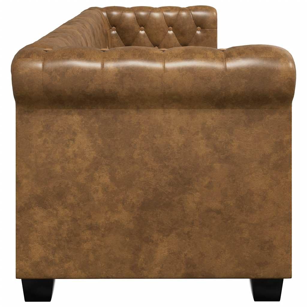 vidaXL 2/3/2+3-Seater Chesterfield Sofa / Couch - Lounge / Office Furniture - Faux Leather