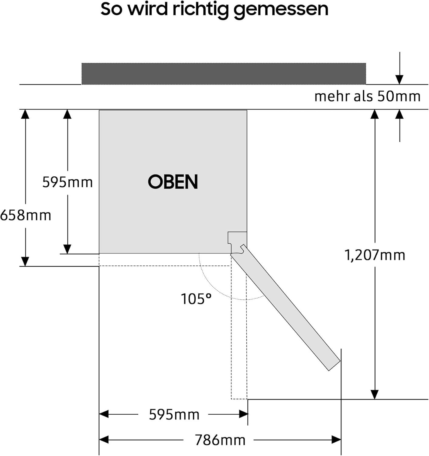 Samsung Fridge-Freezer, Fridge Freezer, 185 cm, 341 L Total Volume, 114 L Freezer, AI Energy Mode, Water Dispenser, Stainless Steel Look, RL34C652CSA/EG