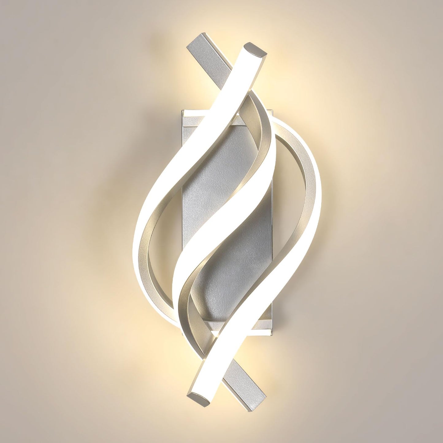 Comely Aluminium LED Wall Light Indoor Gold 22 W 2500 LM Modern Wall Light LED Wall Lighting Neutral Light 4500 K for Living Room Bedroom Hallway