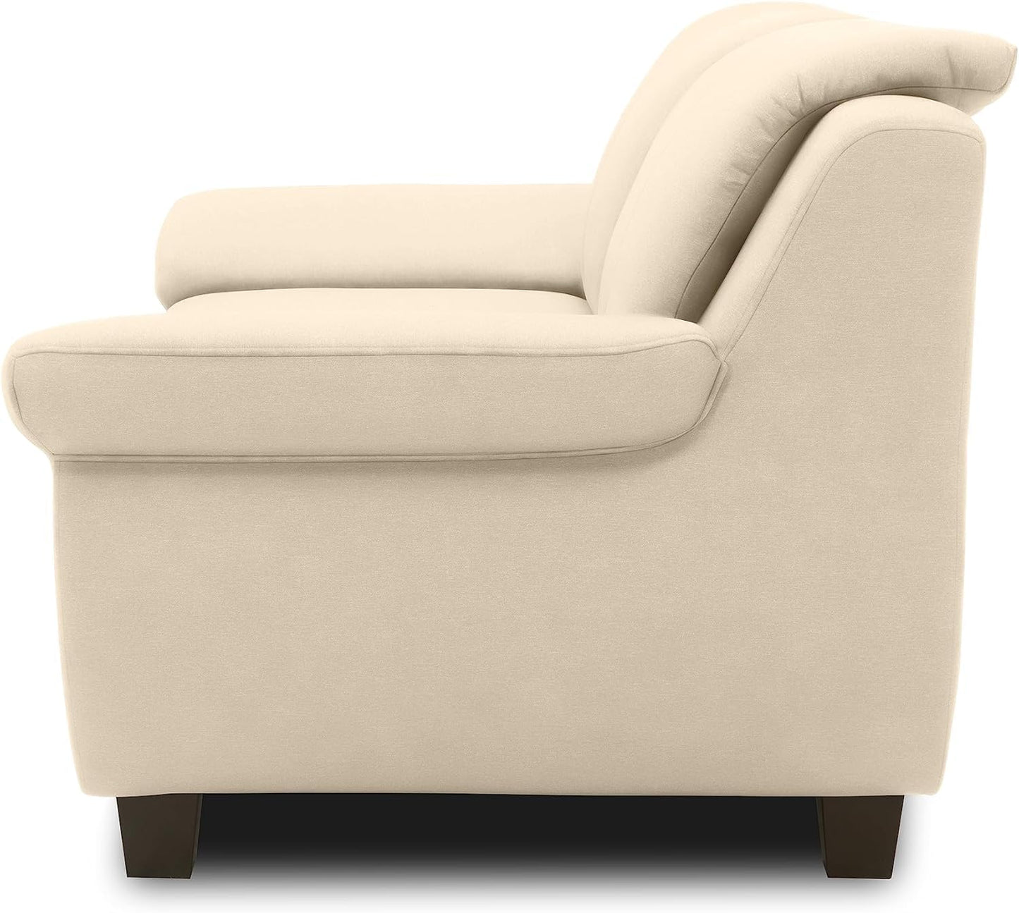 DOMO. collection Panama 3-Seater Sofa 3-Seater Couch Set 3-2-1 Anthracite 207 cm