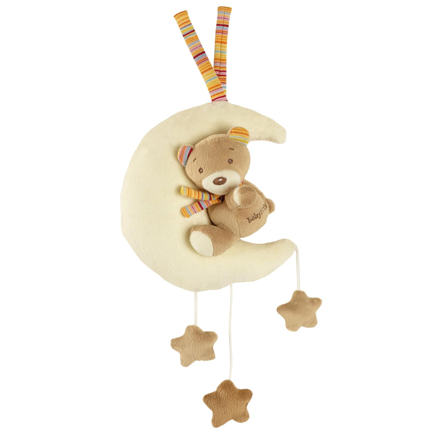Fehn Wind Up Musical Box Rainbow Teddy