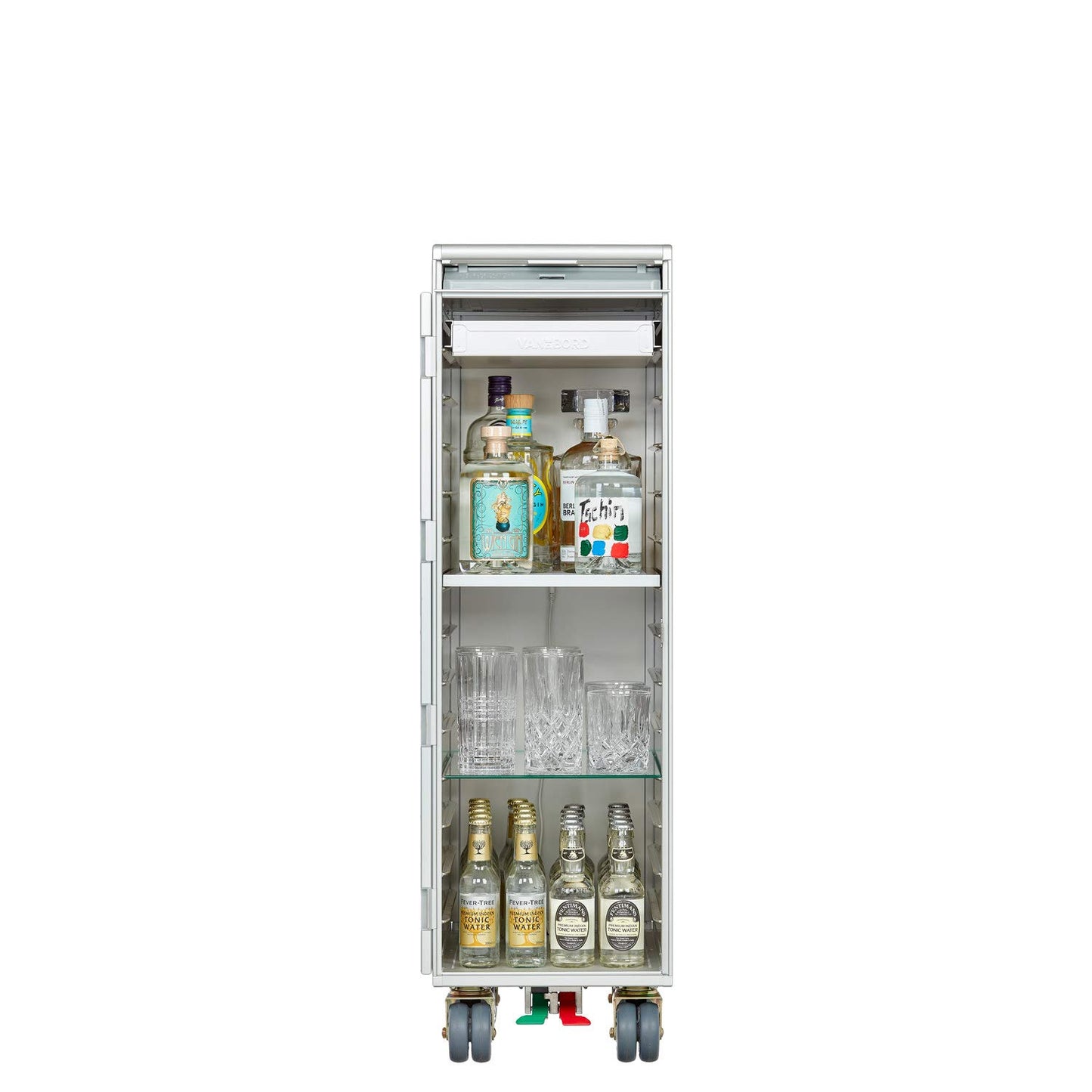 VanDeBord Equipment Package Bar, Accessories for Airline Trolleys, Aircraft Trolley Bar (Aluminium, KSSU)