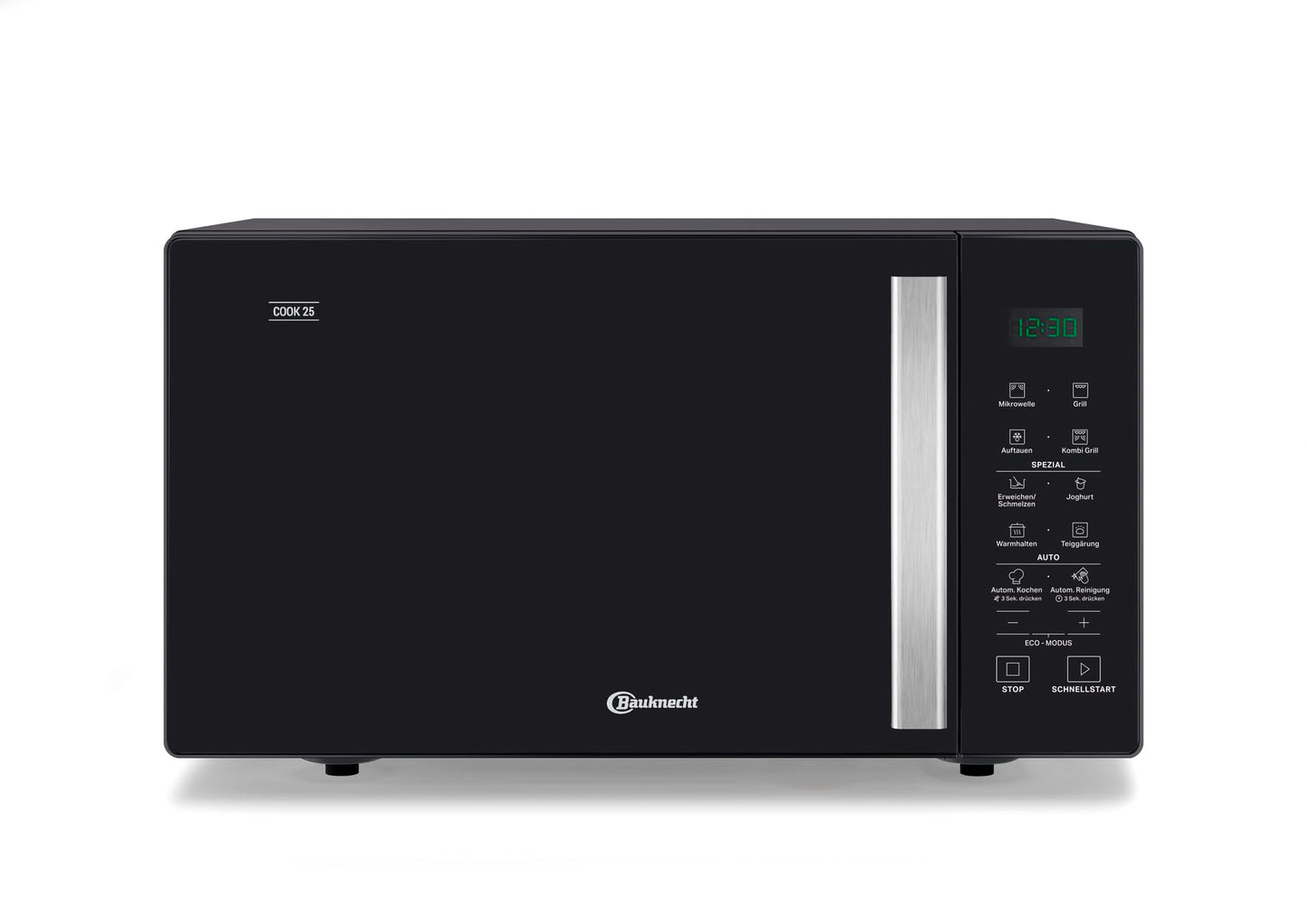 Bauknecht MWK 201 B Microwave / 20 L Cooking Chamber / Automatic Programmes / Melting Function / Combination Grill and Microwave / Quick Start Function (Rapid Start) / Warming Level / Function Let