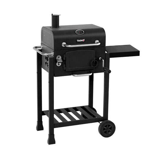 TAINO Hero Smoker Small BBQ Grill Trolley Charcoal Grill Fireplace Stand Grill Smoker Oven Grill Grate