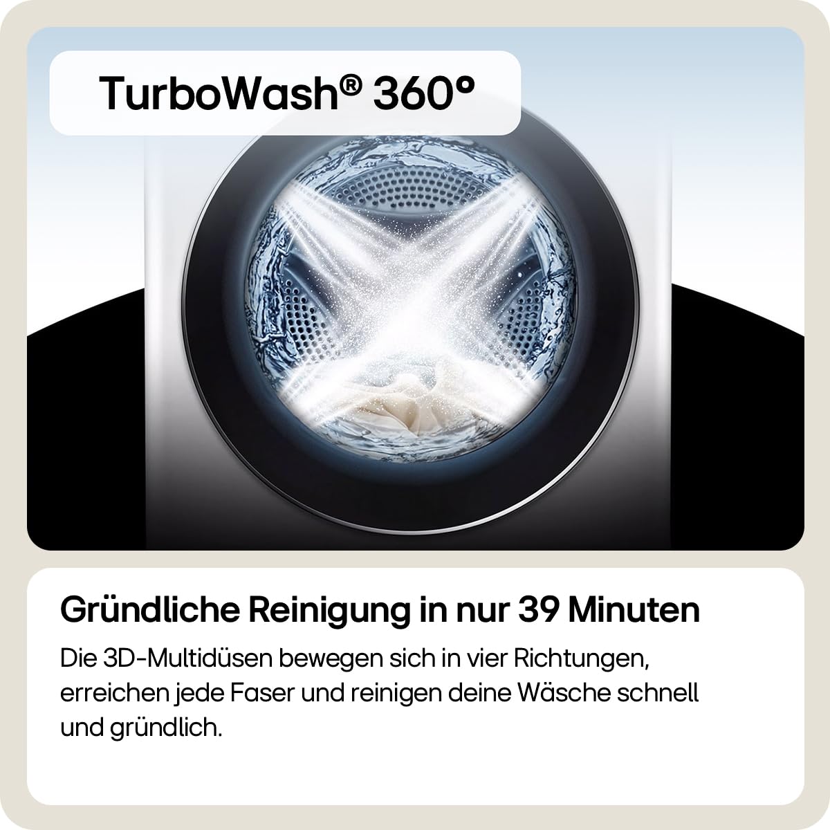 LG Electronics F4WR709YB Washing Machine | 9 kg | Energy A | Steam | Black