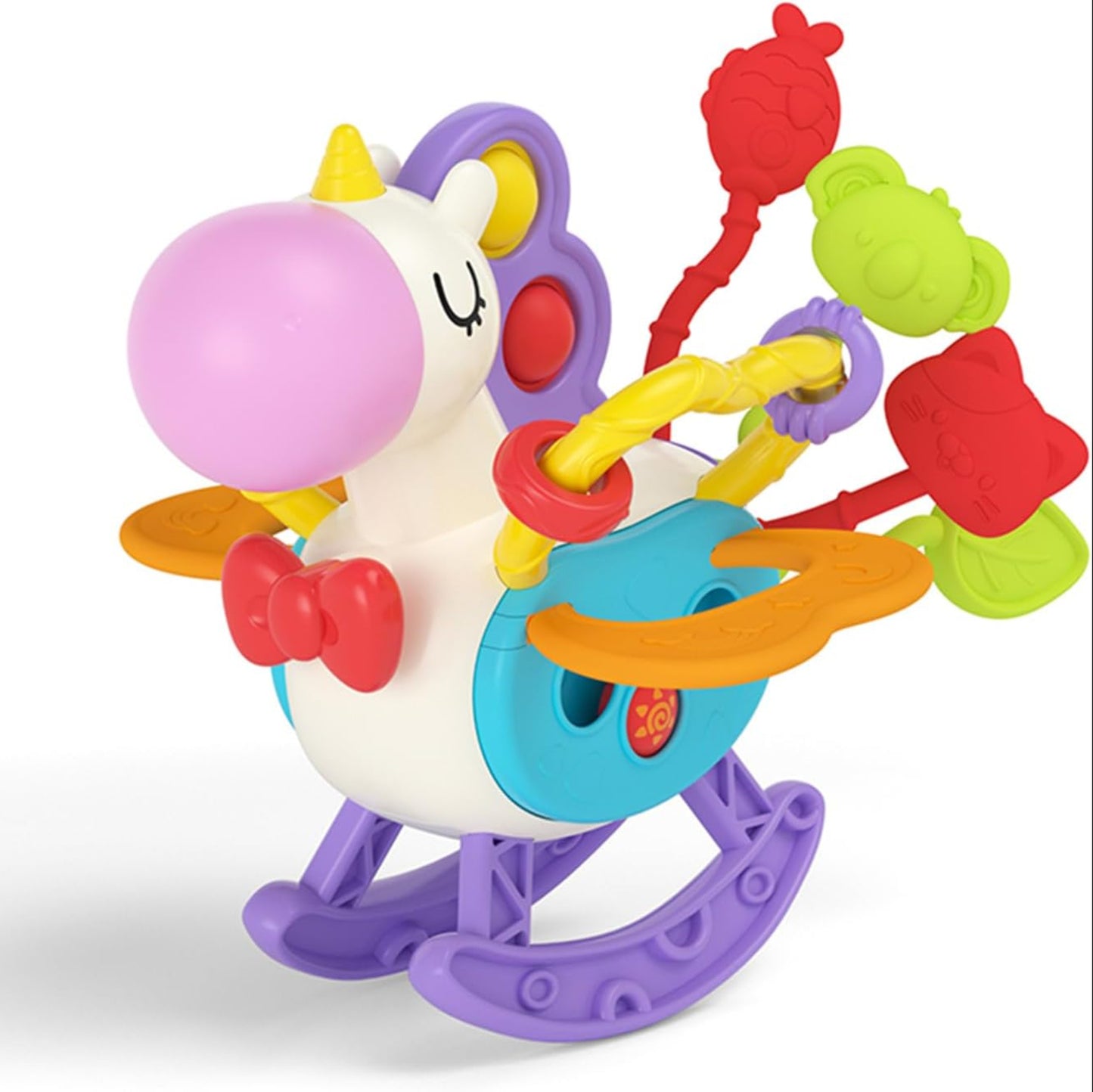 Busy Activity Montessori Toy for Fine Motor Skills from 12 Months Preschool Learning Gift 3D Toy Activity Baby Montessori Toy for Toddlers 1-3 Gift