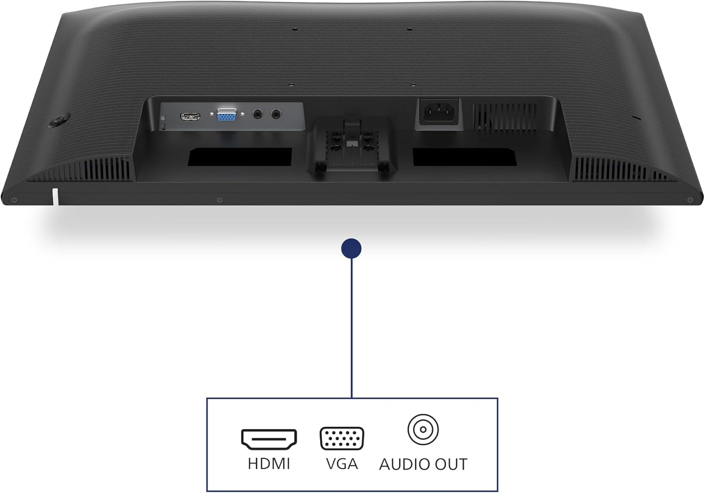 Philips 24E1N1100A - 24 Inch Full HD Monitor, Built-in Speaker, 1 ms Response Time (1920 x 1080, 100 Hz, VGA, HDMI 1.4) Black