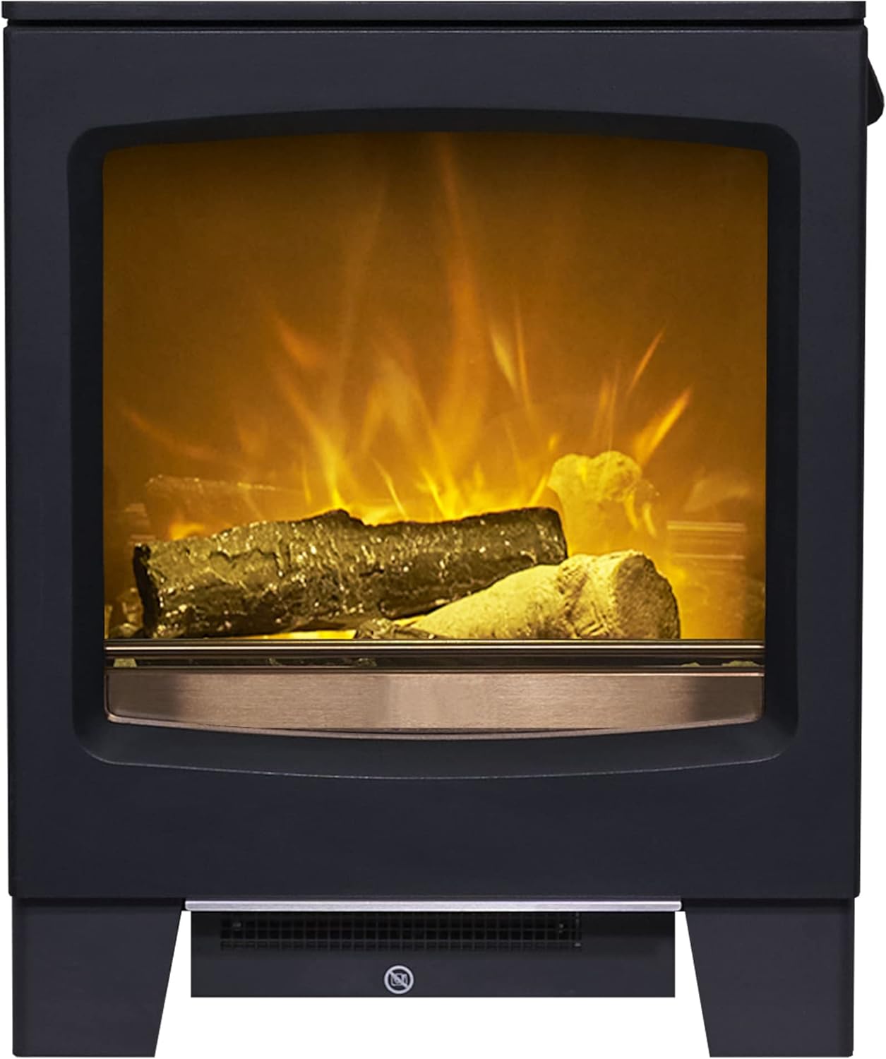 Acantha Lunar Electric Fireplace Charcoal Grey