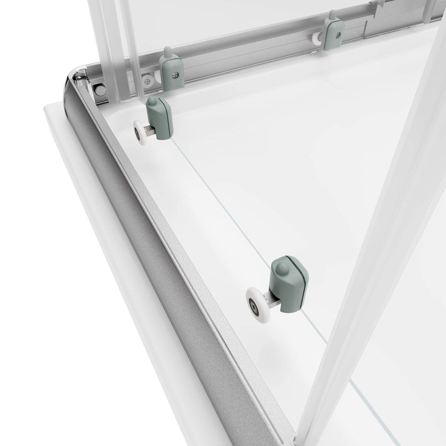 Shower Cubicle Sunny Corner Entry with Sliding Doors, 4060991057809