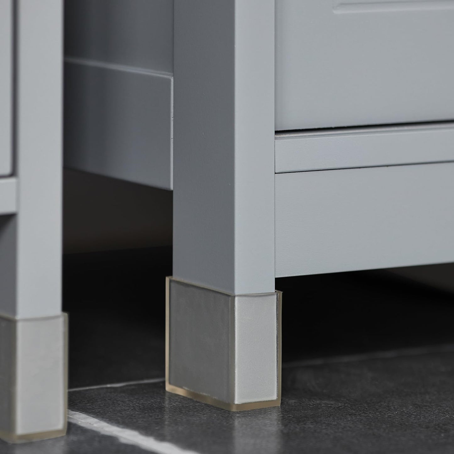 SoBuy FRG128-W Vanity Unit Bathroom Cabinet with Foot Pads, Vanity Unit for Bathroom, Bathroom Furniture, White, 60 x 61 x 30 cm