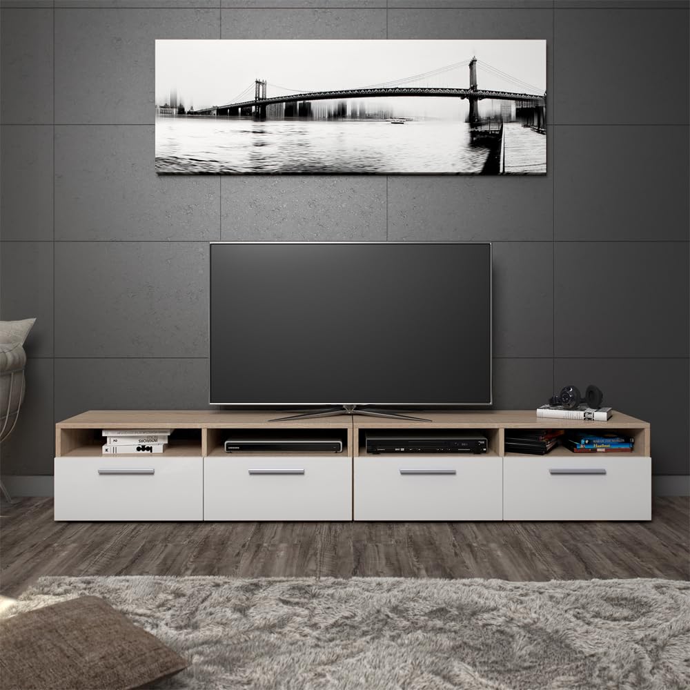 Vicco Diego Lowboard – TV Table Sideboard, TV Cabinet, TV Board Cupboard