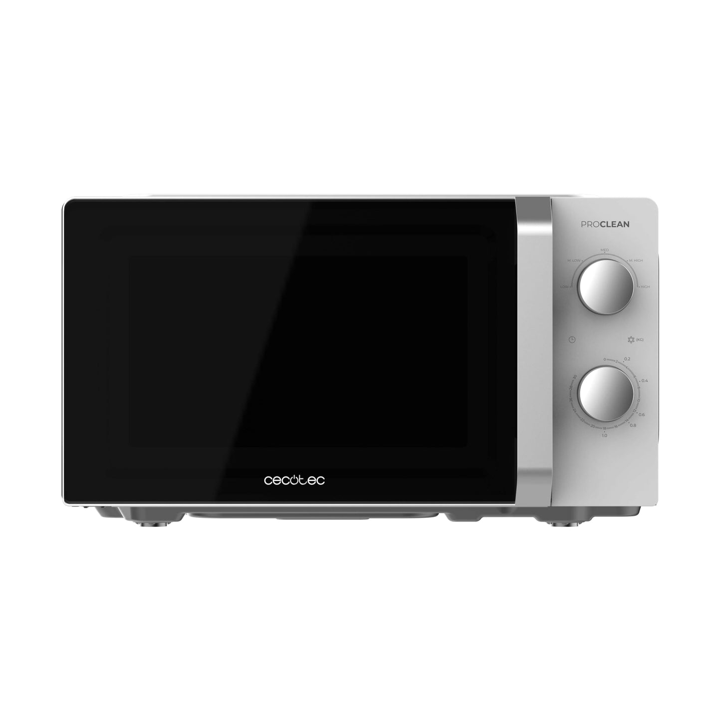 Cecotec Inverter Microwave - 19L Capacity - Defrosting, Heating and Cooking - Proclean 5010 Inverter. 700 W, 5 Power Levels, LED Display, 245 mm Turntable, Timer, 8 Programmes