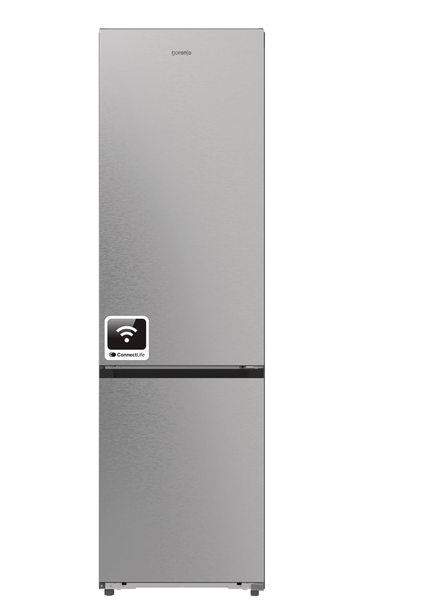 Gorenje RF4142PW4 Double Door Fridge with Freezer Top 165 Litre Cooler, 41 Litre Freezer Compartment, LED Interior Lighting, Energy Efficiency Class E, 143.6 cm x 55 cm, White