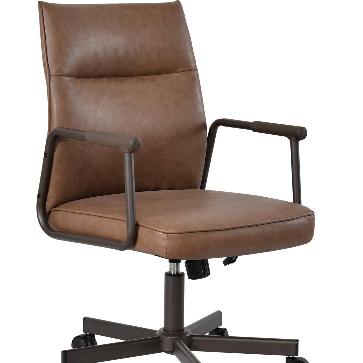 Duhome Bürostuhl Schreibtischstuhl aus Kordsamt, Drehstuhl Schminktisch Stuhl Höhenverstellbar Computerstuhl, Weiß