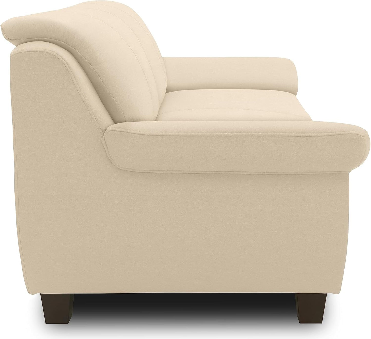 DOMO. collection Panama 3-Seater Sofa 3-Seater Couch Set 3-2-1 Anthracite 207 cm
