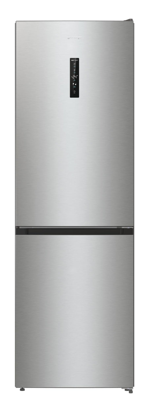 Gorenje N 619EAW4 Fridge-Freezer Combination, LED Display, 186 cm, 300 L, NoFrostPlus, Vegetable Compartment with Moisture Control, FastFreeze, White