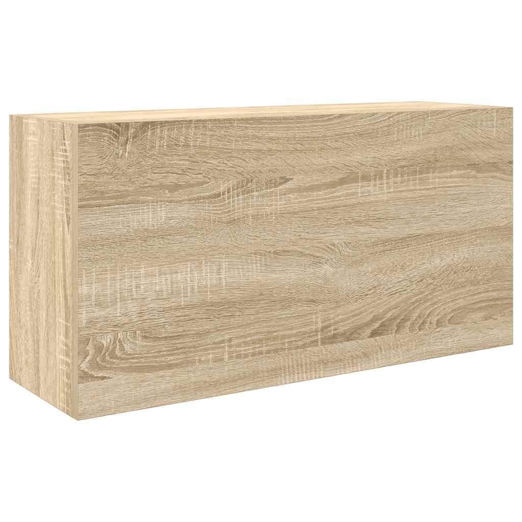 vidaXL Bathroom Wall Cabinet White 80 x 25 x 30 cm Wood Material Wall Cabinet Bathroom Wall Cabinet