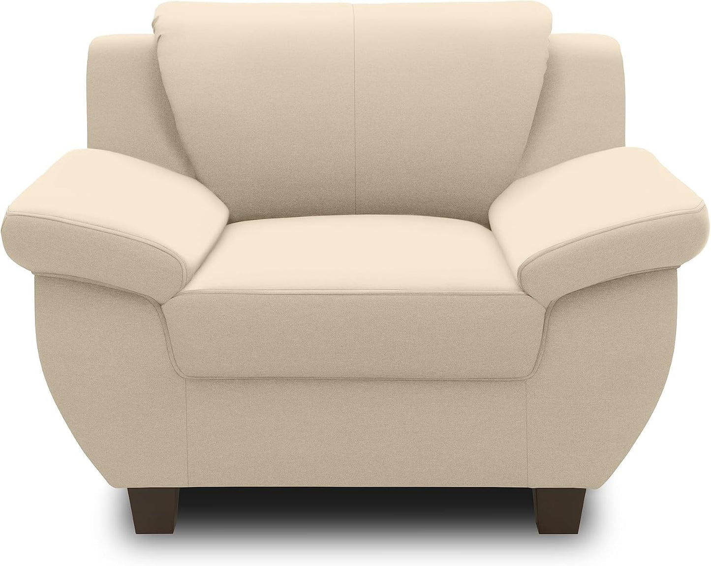 DOMO. collection Panama 3-Seater Sofa 3-Seater Couch Set 3-2-1 Anthracite 207 cm