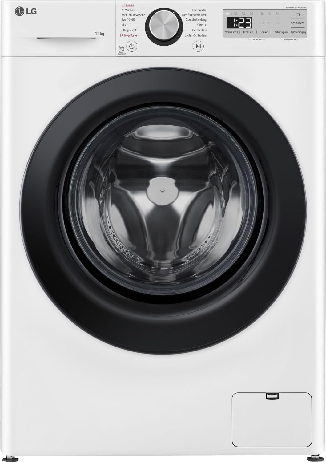 LG Electronics F4WR709YB Washing Machine | 9 kg | Energy A | Steam | Black