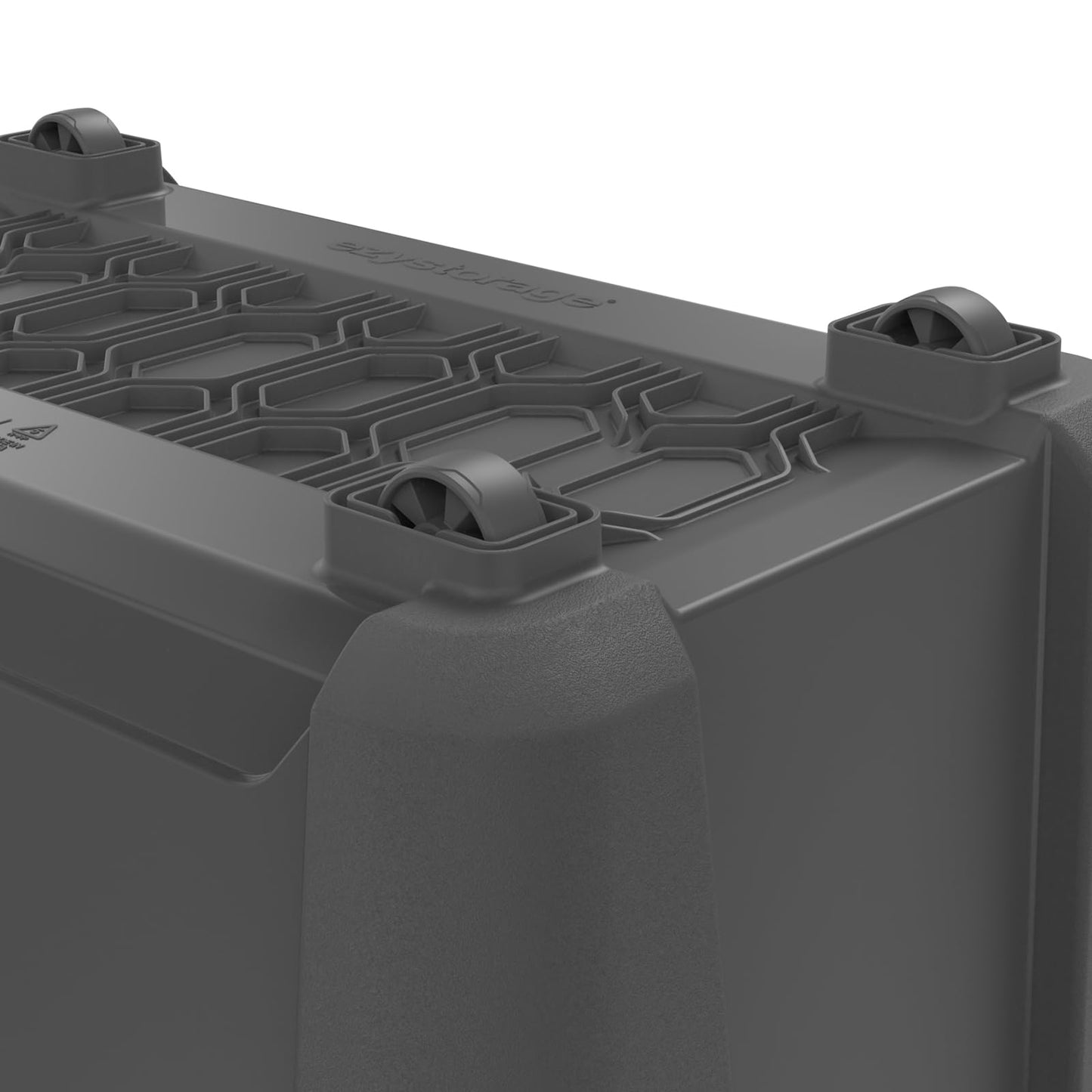 Kreher Storage Box Bunker Tough with Lid and Silicone Seal (IP65/IPX7). Made of Robust Plastic in Various Sizes. Ideal for Wet Rooms, Basements, Garages, Camping etc. (80L)
