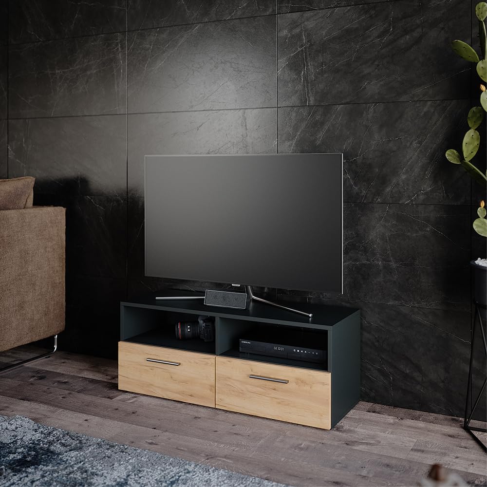 Vicco Diego Lowboard – TV Table Sideboard, TV Cabinet, TV Board Cupboard