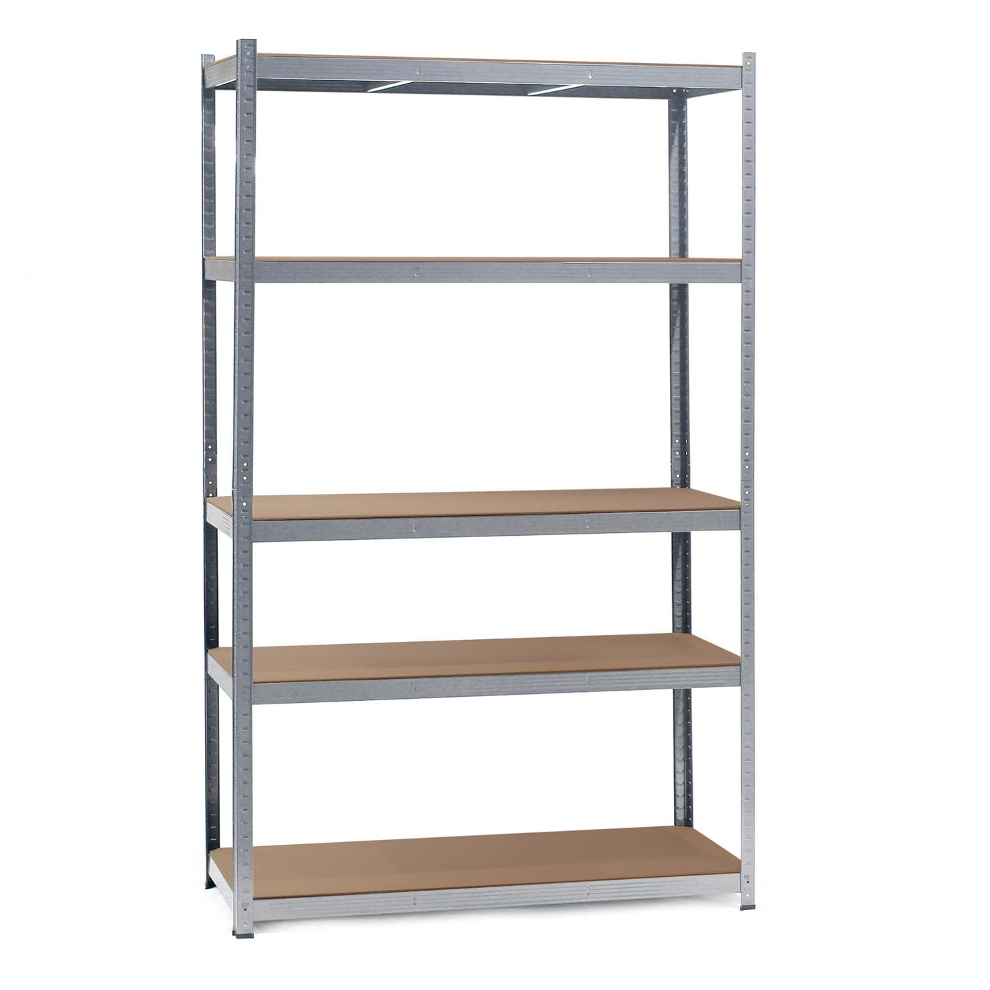 Wiltec Heavy Duty Shelving Unit 160 x 60 x 180 cm, 175 kg Shelf, Galvanised Steel, Load Shelving Unit with 4 Shelves, Workshop Shelving