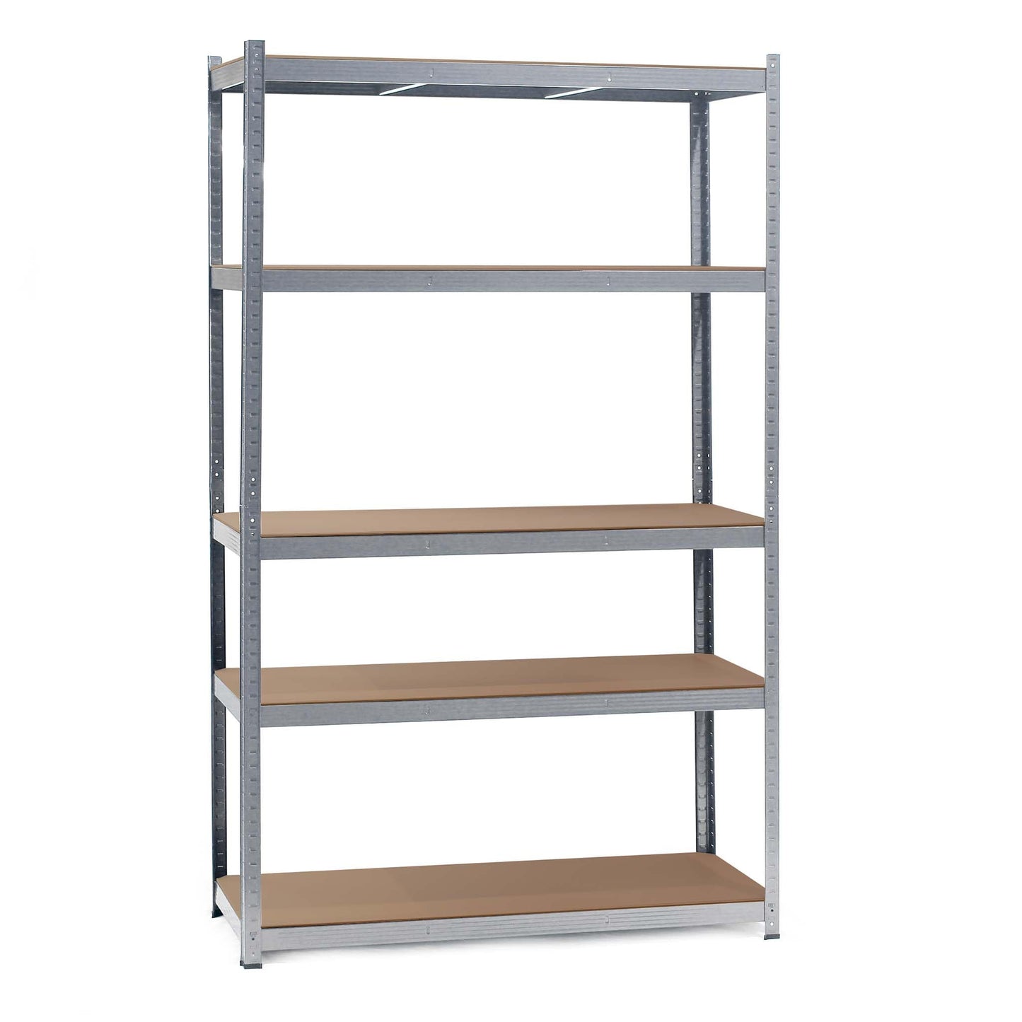 Wiltec Heavy Duty Shelving Unit 160 x 60 x 180 cm, 175 kg Shelf, Galvanised Steel, Load Shelving Unit with 4 Shelves, Workshop Shelving