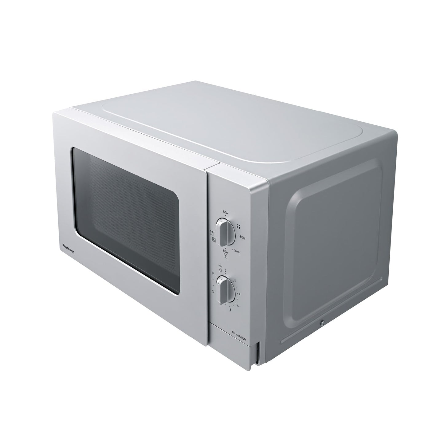 Panasonic NN-ST21QWEPG 20L Solo Microwave with Turntable, 800W, Automatic Defrost, 11 Automatic Programmes, LED Display, 5 Power Levels, Digital Timer, White