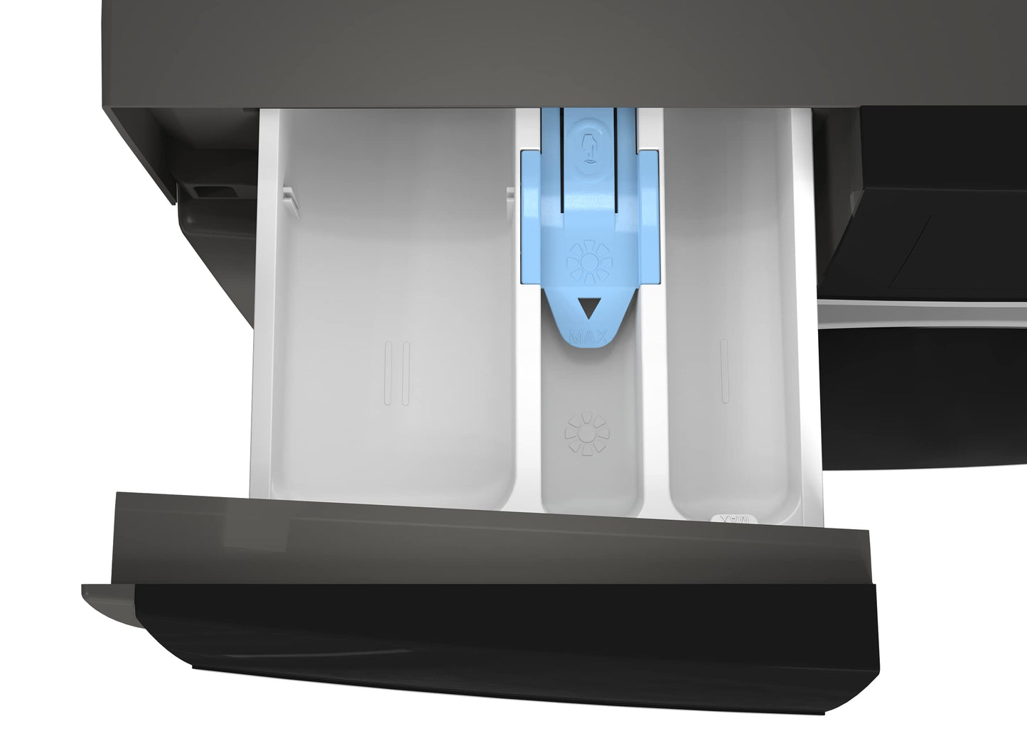 Sharp ES-WNFL914CMDA-DE Washing Machine, 9 kg, 1400 rpm, Energy Efficiency Class A (-20%), Inverter Motor, AquaStop, AquaGuard, WiFi, LED Touch, Steam Function, Black