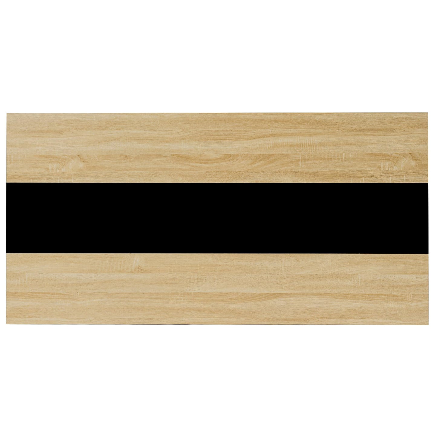 FURNITABLE Esstisch mit 4 Stühlen Esszimmergruppe, 4er Set Esszimmerstühle und Rechteckig Holztisch Essgruppe für Wohnzimmer Küche Büro (110 * 70cm Tisch+4 Schwarz Stühle)