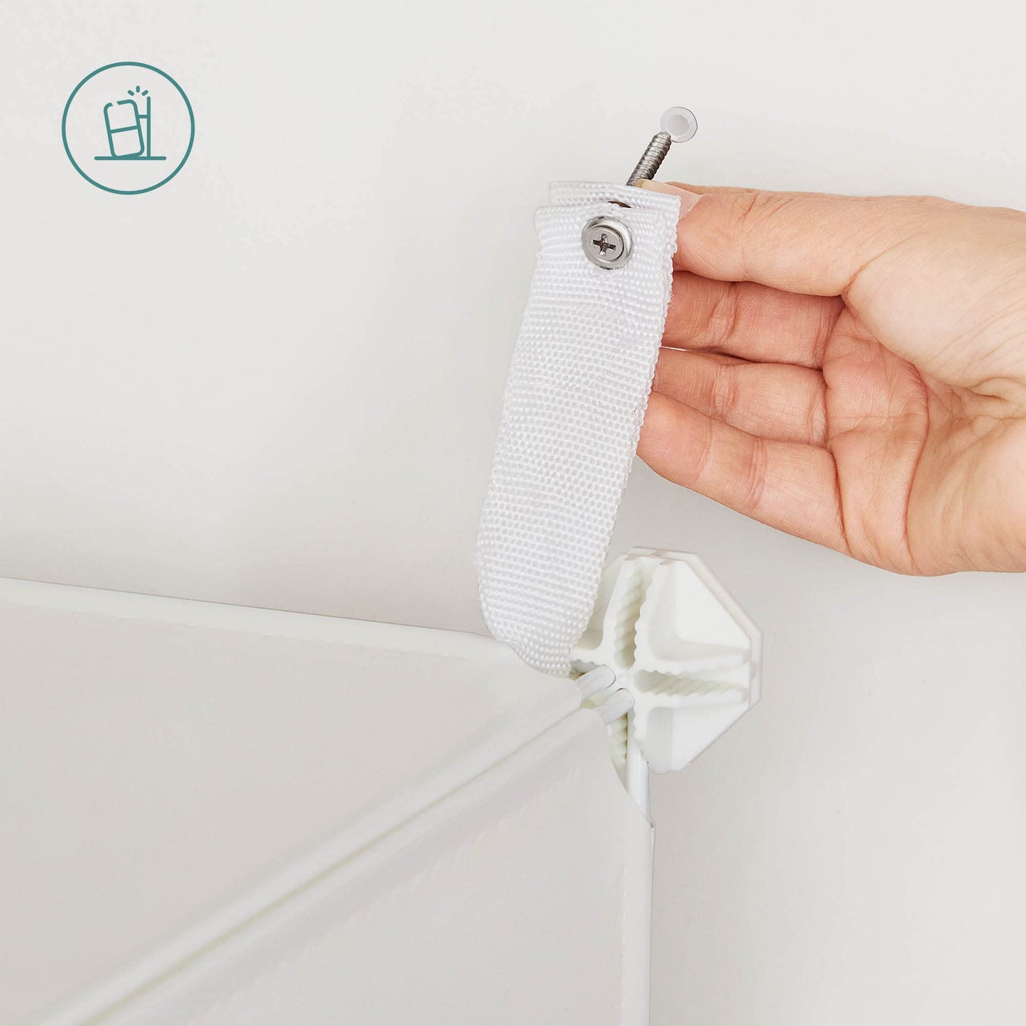 SONGMICS 16 Cube Shelving System, Storage Cabinet for Kids, Wardrobe with Doors, Plastic Shoe Rack, Boltless Shelf, Multipurpose, Shoes, Toy, 123 x 31 x 123 cm, White LPC906W01